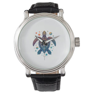 Montre Cravate Hawaiian Sea Turtle-Dye Hawaii Vacances Pl