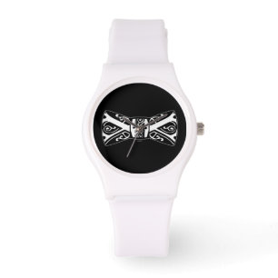 Montre Cravate noir et blanc