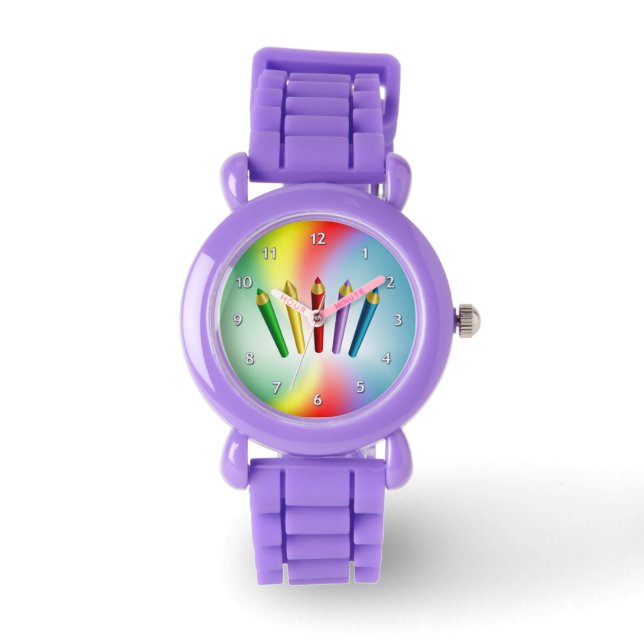 Montre Crayons de couleur (Recto)