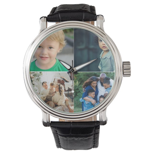 Montre Create Your Own 4 Photo Collage (devant)