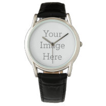 Montre Create Your Own Men's Leather Watch