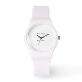 Montre Create Your Own white Save The Date