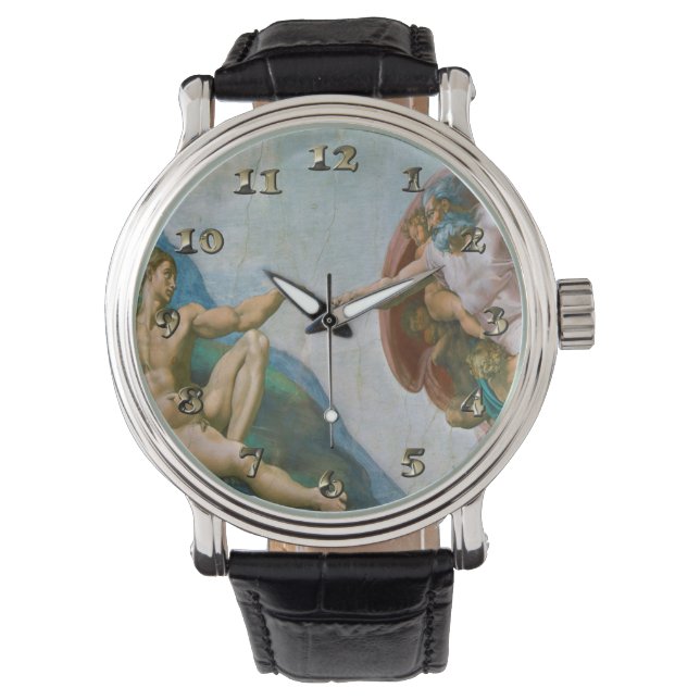 Montre Création d'Adam - Michel-Ange 1475 - 1564 (devant)