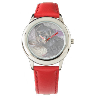 Montre Créez Vos Propres Coeurs Rouges Personnalisés Et B