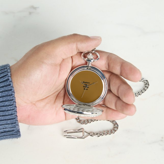 Montre Créez Votre Propre Brun (main)
