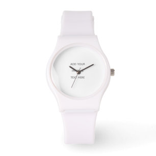 Montre Créez Votre Propre Carte Blanche de Save The Date