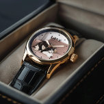 Montre Créez votre propre - Photo pour animaux de compagn<br><div class="desc">Les animaux laissent les empreintes de pattes dans votre coeur. Affichez votre photo d'animal de compagnie préférée avec cette belle montre personnalisée parfaite pour la meilleure maman ou papa d'animal de compagnie du monde.</div>