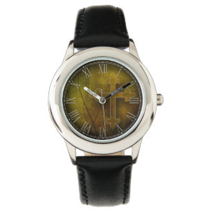Montre Croix-cadeau de Dieu chrétien personnalisé