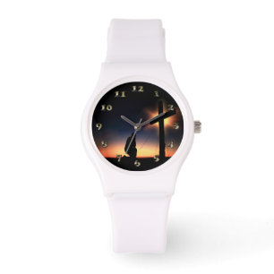 Montre Croix de crucifixion de Jésus-Christ