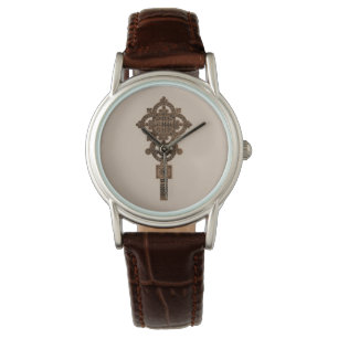 Montre Croix de main en bois