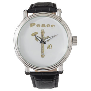 Montre croix de paix