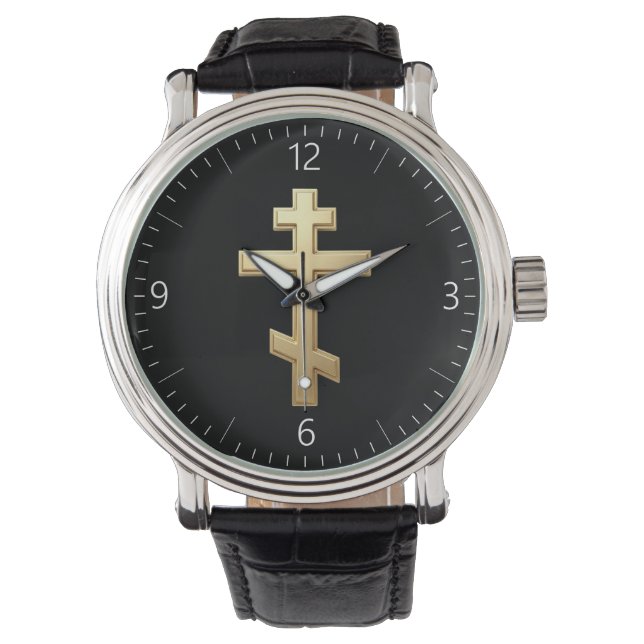 Montre croix orthodoxe (devant)