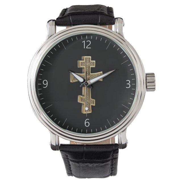 Montre croix orthodoxe (devant)