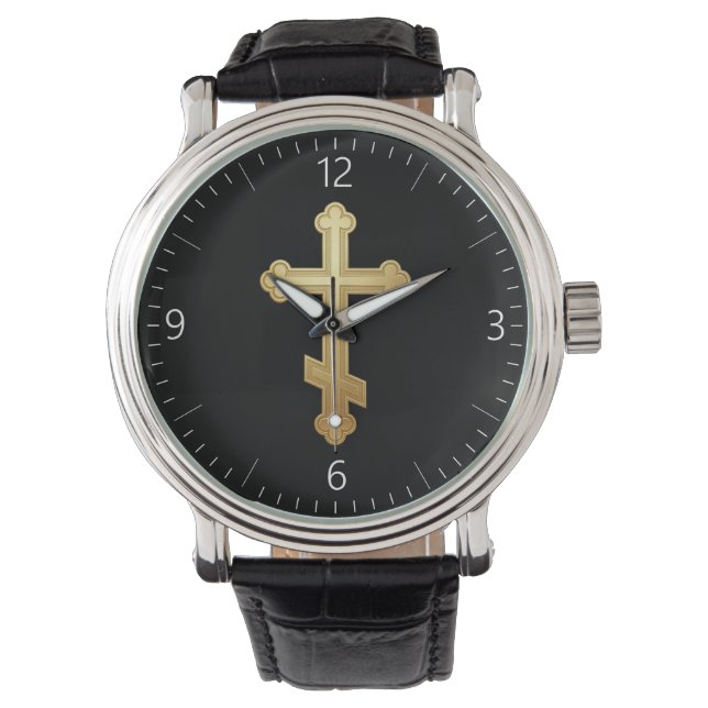 Montre croix orthodoxe (devant)