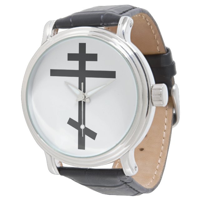 Montre Croix orthodoxe russe (Incliné)