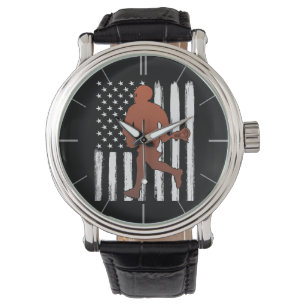Montre Crosse du drapeau américain