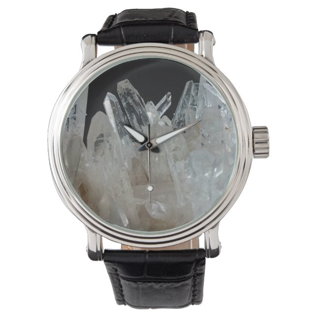Montre Crystal Energy Quartz Cluster Watch (devant)