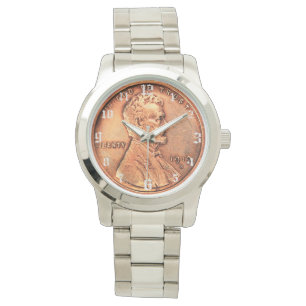 Montre Cuivre Abraham Lincoln penny, un cent - numéroté