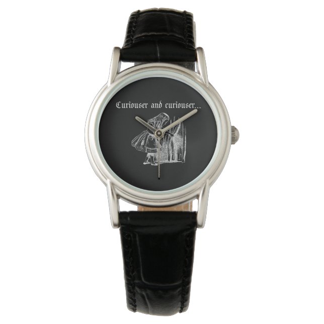 Montre Curiouser et Curiouser Alice avec clé (devant)