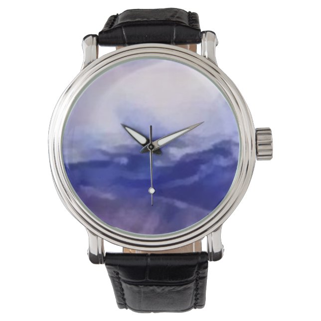 Montre Custom horloge blue (devant)