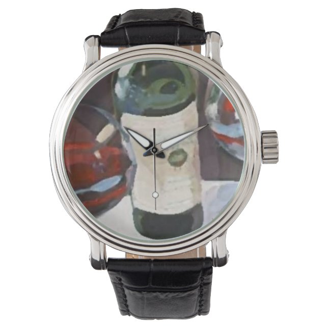 Montre Custom horloge wine (devant)