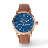 Montre Custom lover name initial monogram Personalized  (Recto)