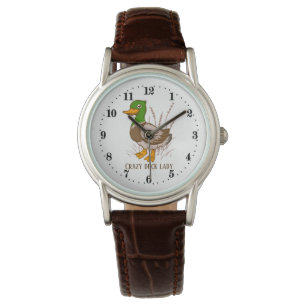 Montre cut crack duck lady adtext
