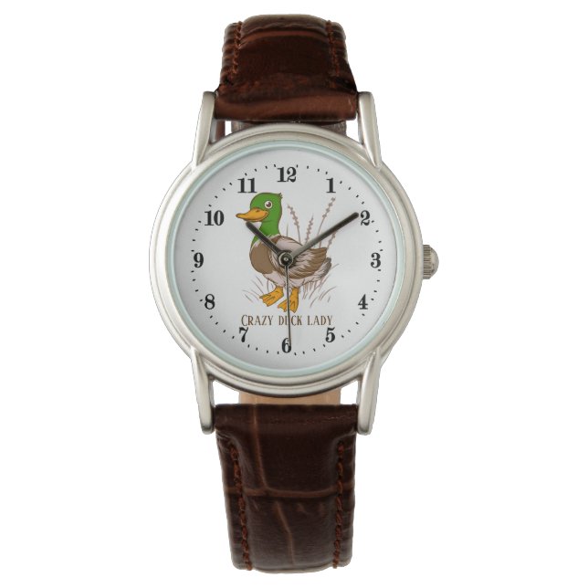 Montre cut crack duck lady adtext (devant)