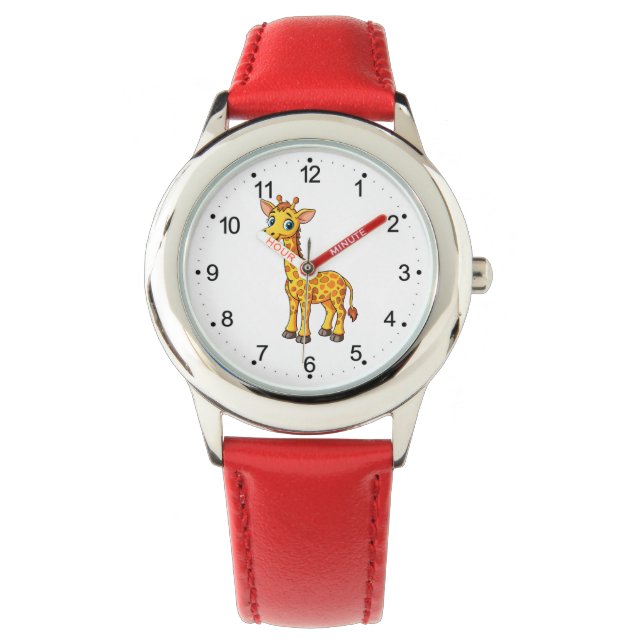Montre Cute Baby Giraffe Cartoon-35281 (devant)