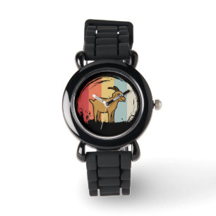 Montre Cute chèvre Retro