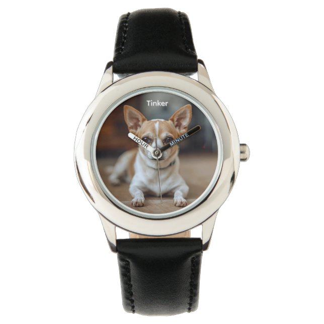 Montre Cute Chihuahua Kid's Personalized Watch (devant)