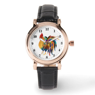 Montre Cute coq amoureux animal Watch