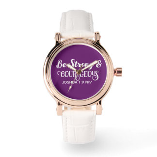 Montre Cute Dark Purple Strong and Courageous Simple