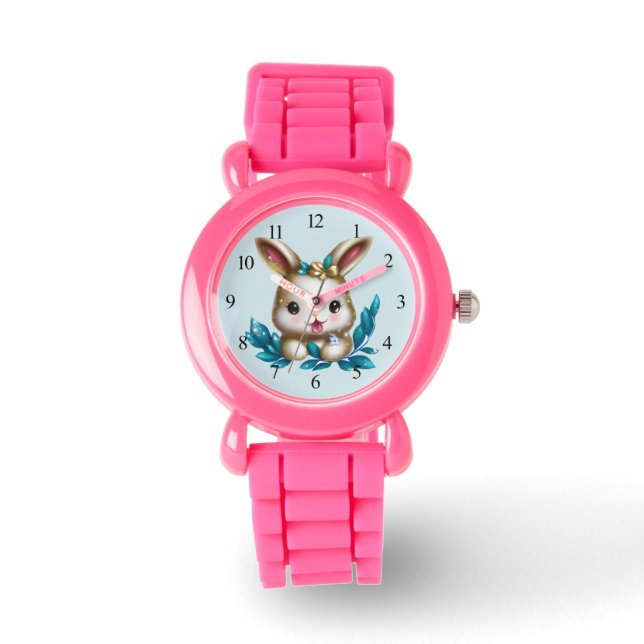 Montre Cute et adorable Kawaii Baby Bunny (Recto)