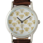 Montre Cute Golden Labrador Retriever Chien<br><div class="desc">Aquarelle peinture de chiens Golden Labrador Retriever,  parfait pour les amoureux des animaux de compagnie,  marcheurs de chiens,  toiletteurs de chiens et vétérinaires.</div>