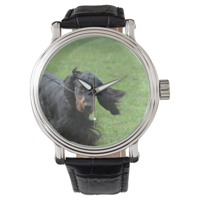 Montre Cute Gordon Setter (devant)