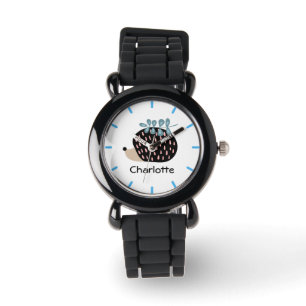 Montre Cute Hedgehog Nom personnalisé Enfants personnalis