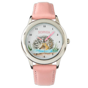 Montre Cute Hérisson Animal Girls Rose