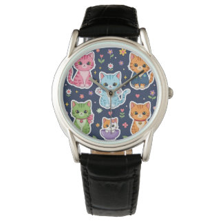 Montre Cute Kawaii Cats Neko Funny Kitten Cat Lover Gift 
