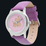 Montre Cute Kids Capybara eating cake Birthday<br><div class="desc">Cute Capy watch for kids</div>