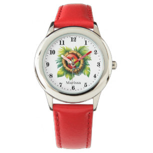 Montre Cute kids perroquet unisex ajouter nom