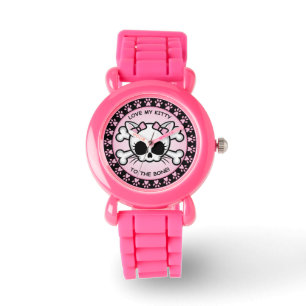 Montre Cute Kitty Crâne