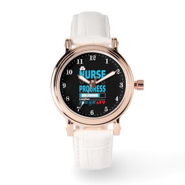 Montre Cute Nurse progrès mot art (Recto)