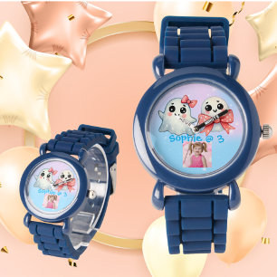 Montre Cute Pastel Ghost Kids Watch Anniversaire Cadeau