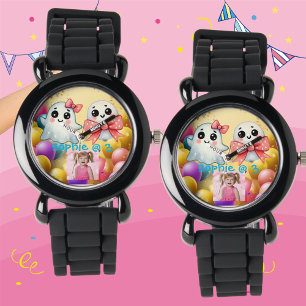 Montre Cute Pastel Ghost Kids Watch Anniversaire Cadeau