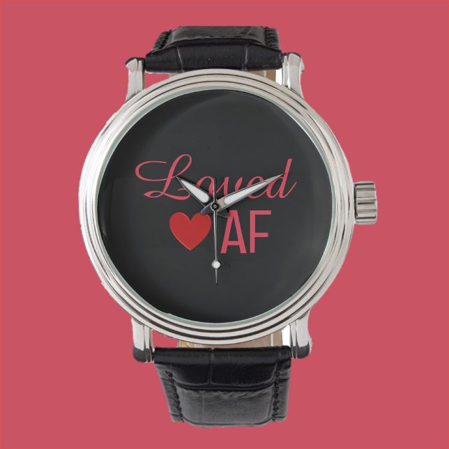 Montre Cute Rouge Coeur adoré AF (Créateur téléchargé)