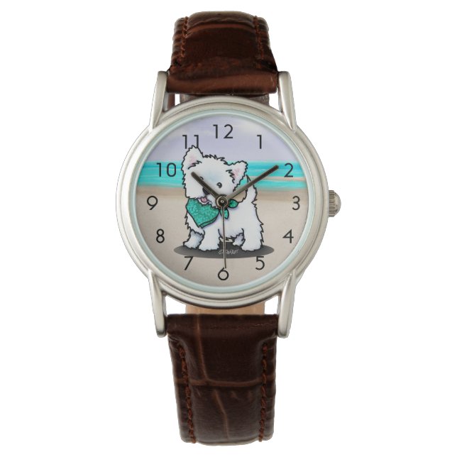 Montre Cutieface Westie Watch (devant)
