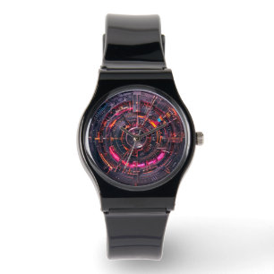 Montre Cybertech rétro futuriste