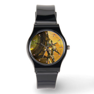 Montre CYBORG TITAN, DÉSERT HYPERION Science-fiction Scif