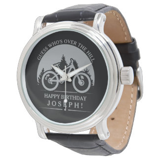 Montre Cycling Cyclist Happy Birthday Personalized